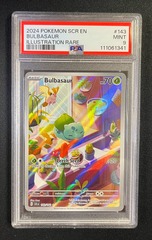 PSA 9 MINT Bulbasaur 143/142 Stellar Crown Pokemon Graded Card